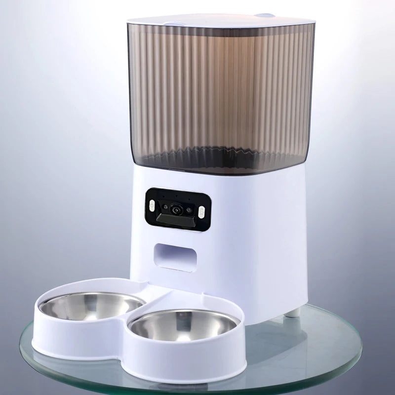 Premium 5L Smart Automatic Pet Feeder - Camera & Voice Recorder