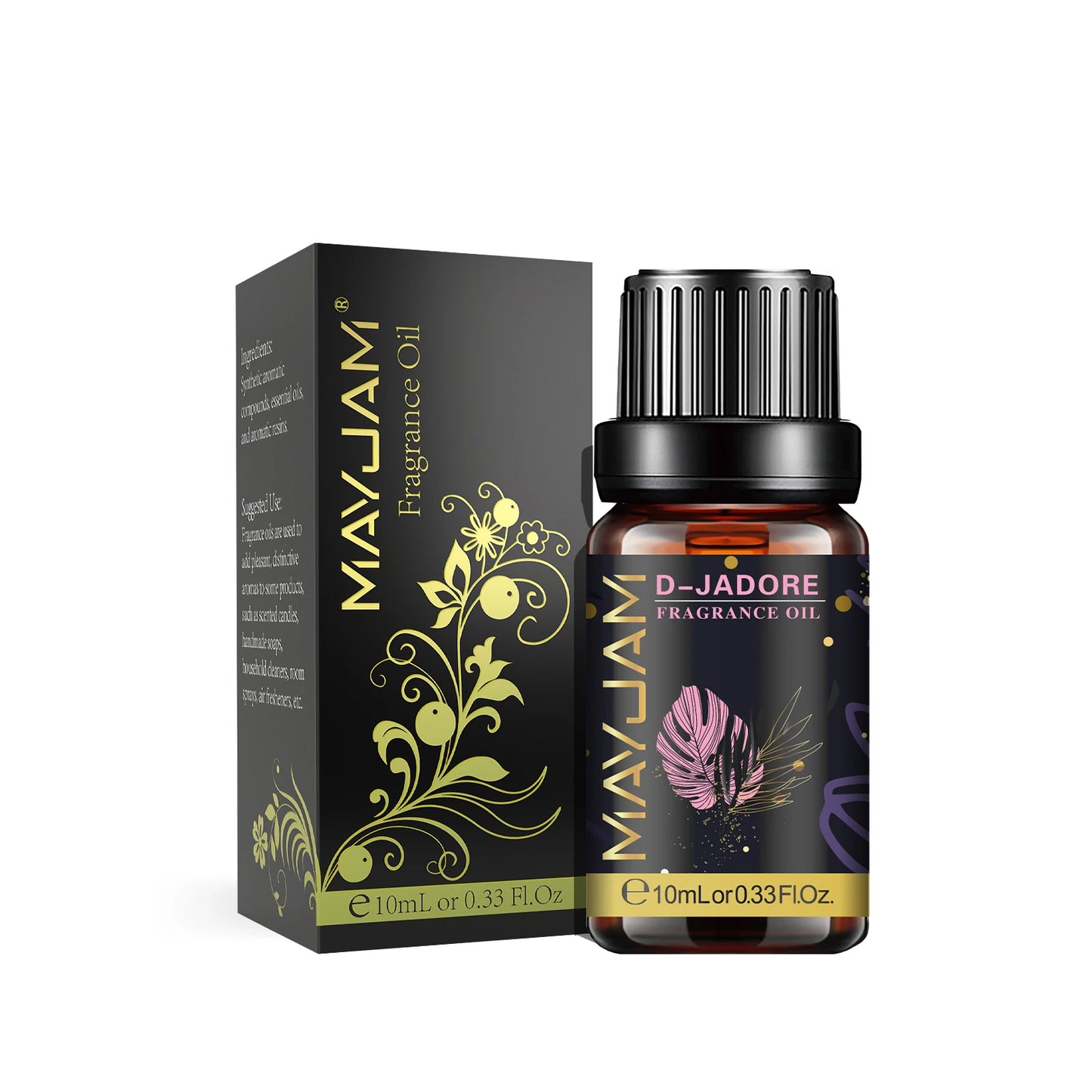 MAYJAM Fragrance Oils For Candle Making Car Air Freshener Clothes Hair Jadore Angel Magnolia Coconut Vanilla Aroma Oil