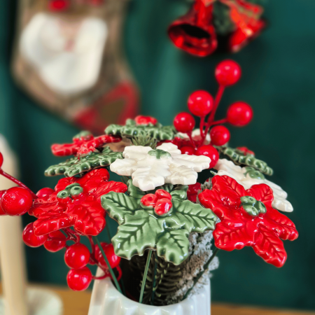 Ceramic Mistletoe